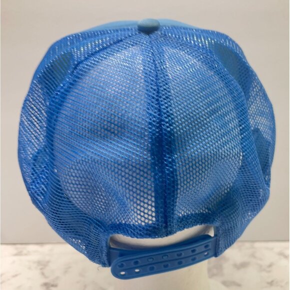 Family Reunion Trucker Hat Snapback Cap 2005 Mohrs Baby Blue Solid Pattern - Picture 3 of 11